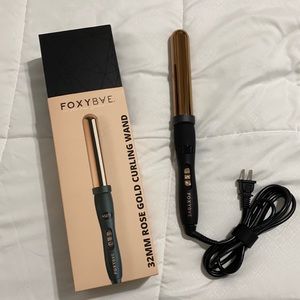 Foxybae 32mm Rose Gold Curling Iron Wand